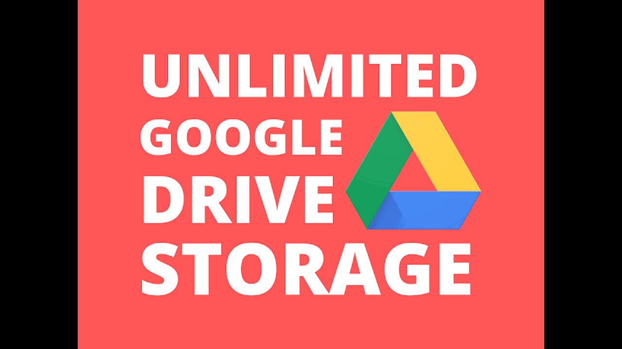 Unlimited Google Drive storage trick 100% working