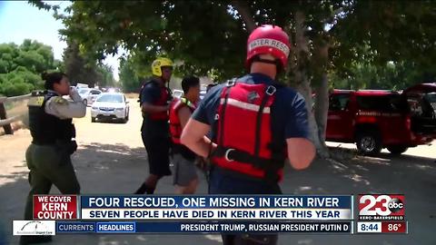 Woman missing in Kern River near Hart Park