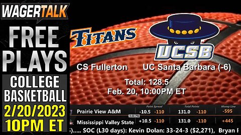 College Basketball Picks and Predictions | Cal State Fullerton vs UC Santa Barbara Preview Feb 20