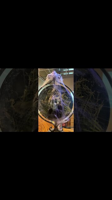 Glow in the dark witch dollar store