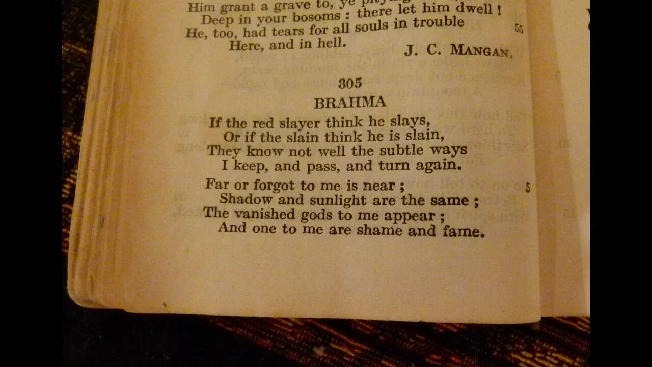 Brahma - R. W. Emerson