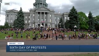 Protesters gather in Denver for 6th straight day, while some also march in Aurora