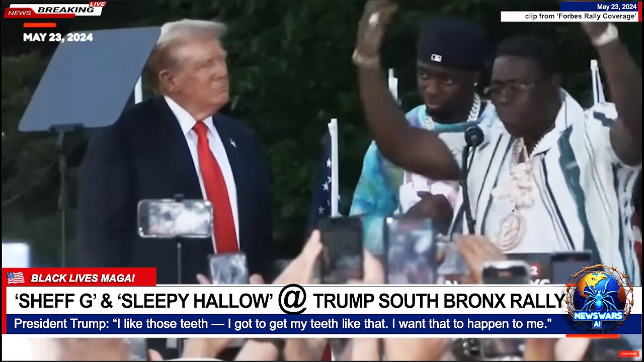 Gutfeld!: ‘SHEFF G’ & ‘SLEEPY HALLOW’ @ TRUMP SOUTH BRONX RALLY