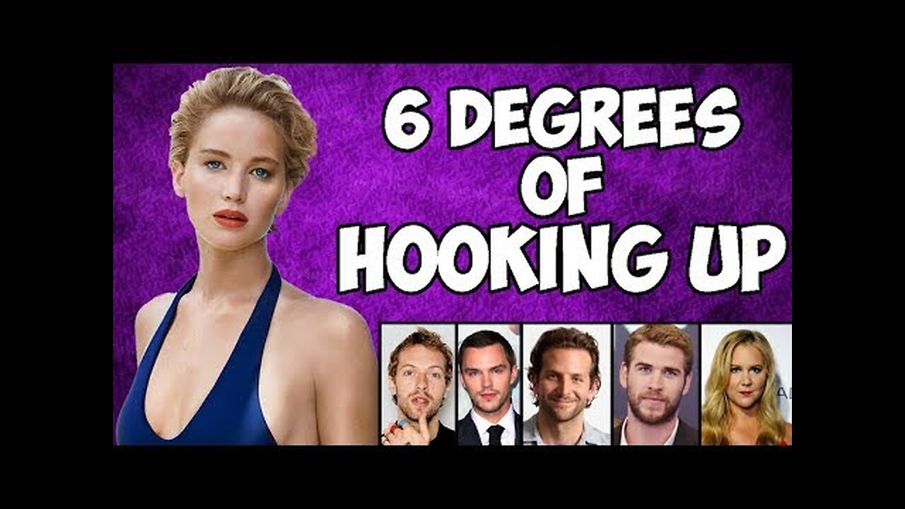 JENNIFER LAWRENCE - 6 DEGREES of HOOKING UP ( Chris Martin, Nicholas Hoult, Darren Aronofsky )