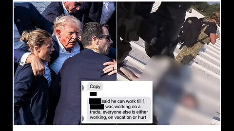 TEXTS FROM TRUMP ASSASSINATION ATTEMPT MADE PUBLIC!