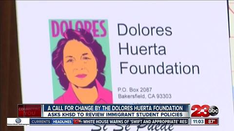 A call for change by the Dolores Huerta Foundation