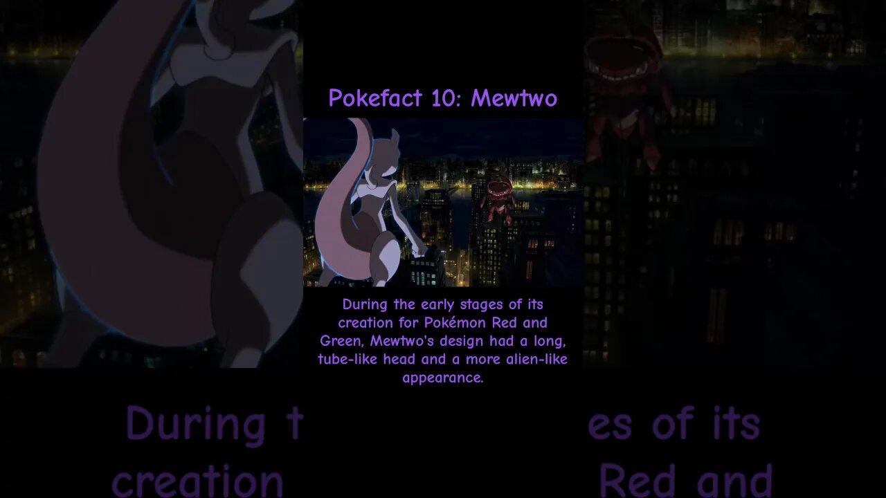 Mewtwo Pokemon Red and Green Design was changed #shorts #pokemon #trending