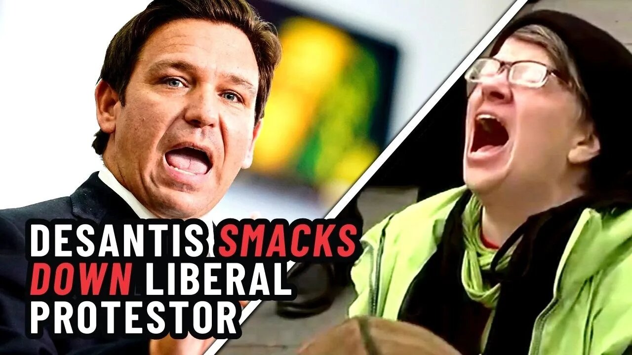 "We're NOT going to let you impose an agenda on our kids!" DeSantis SLAMS liberal disruptor