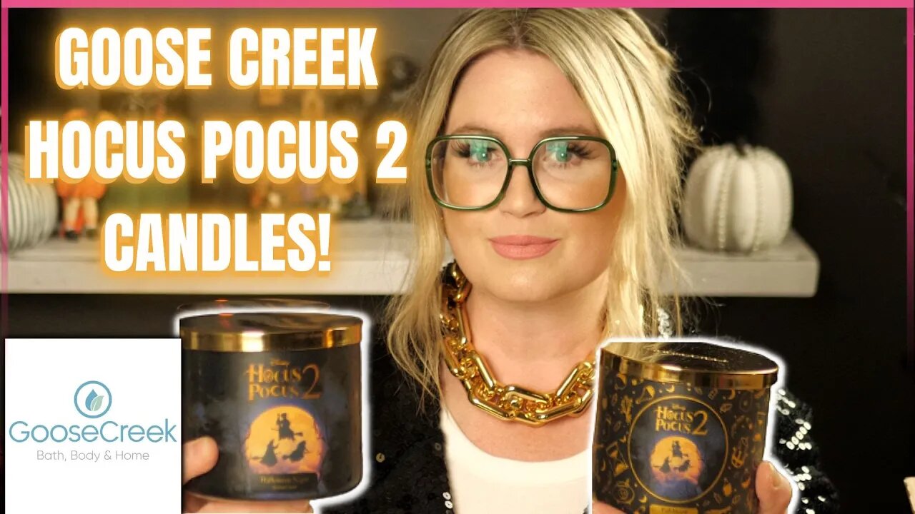 Goose Creek NEW Hocus Pocus 2 Candle REVIEW #goosecreekcandle #goosecreek #halloween #disney