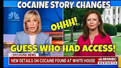 White House CHANGES STORY on where the Cocaine was left behind 😮