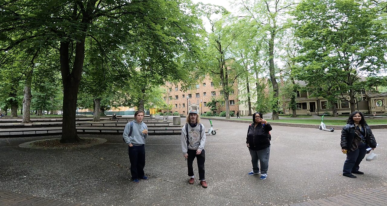 Portland State University: Kind Asian Man Encourages Me, Christians From Mexico Asking Questions About Their Spiritual Walk, Female Student Throws Juice All Over Me, Another Student Rebukes Her, Hardened Sinners Roll Eyes, Give Middle Fingers, Cuss At Me