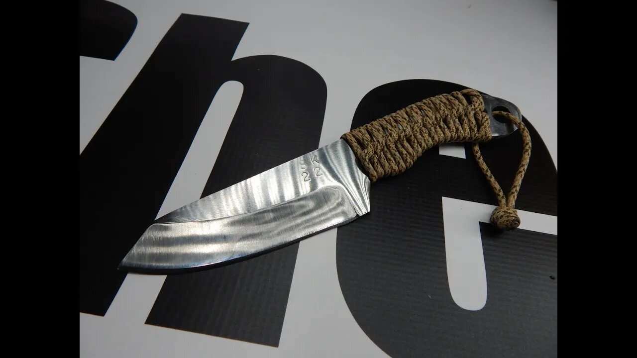 How to wrap a 550 cord knife handle #shedknives #diy