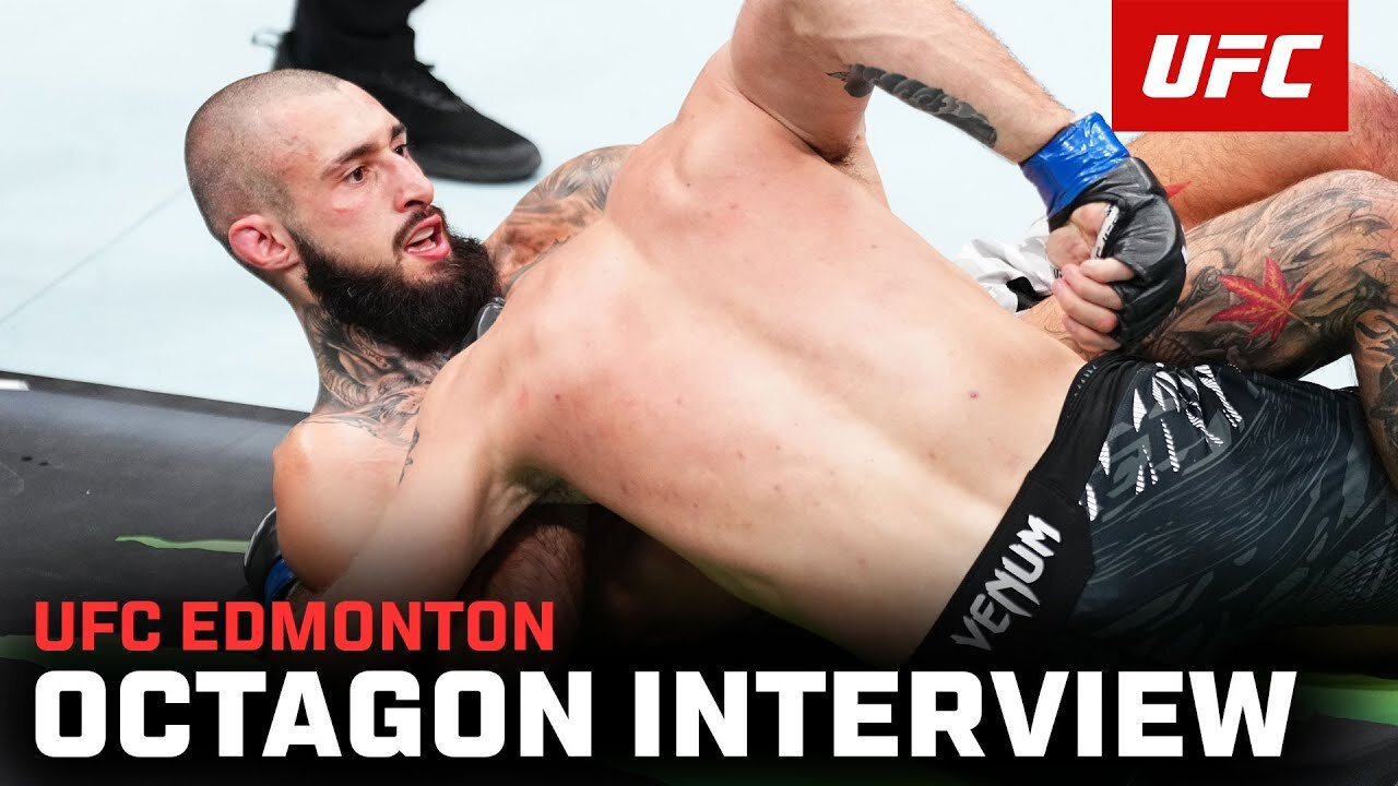 Charles Jourdain Octagon Interview | UFC Edmonton