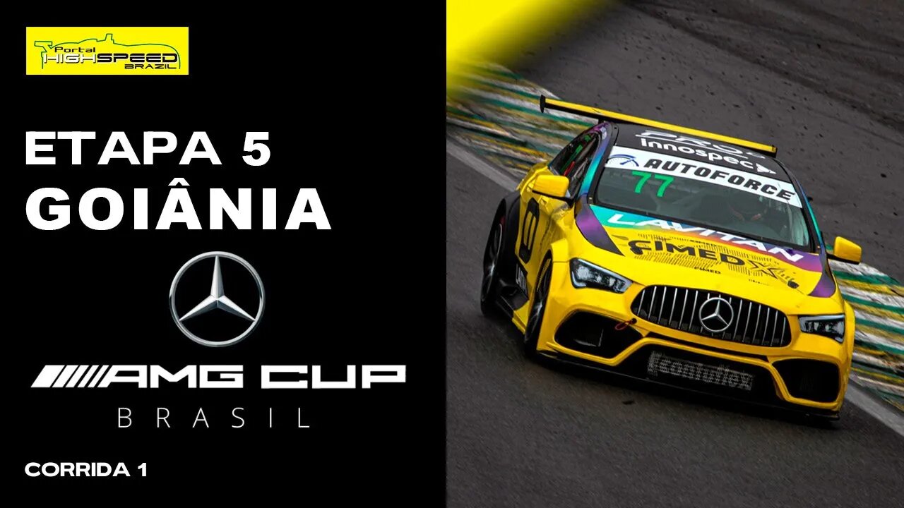 🔴 AMG CUP BRASIL | Corrida 1 | 5ª Etapa 2023 - Goiânia (GO) | Ao Vivo