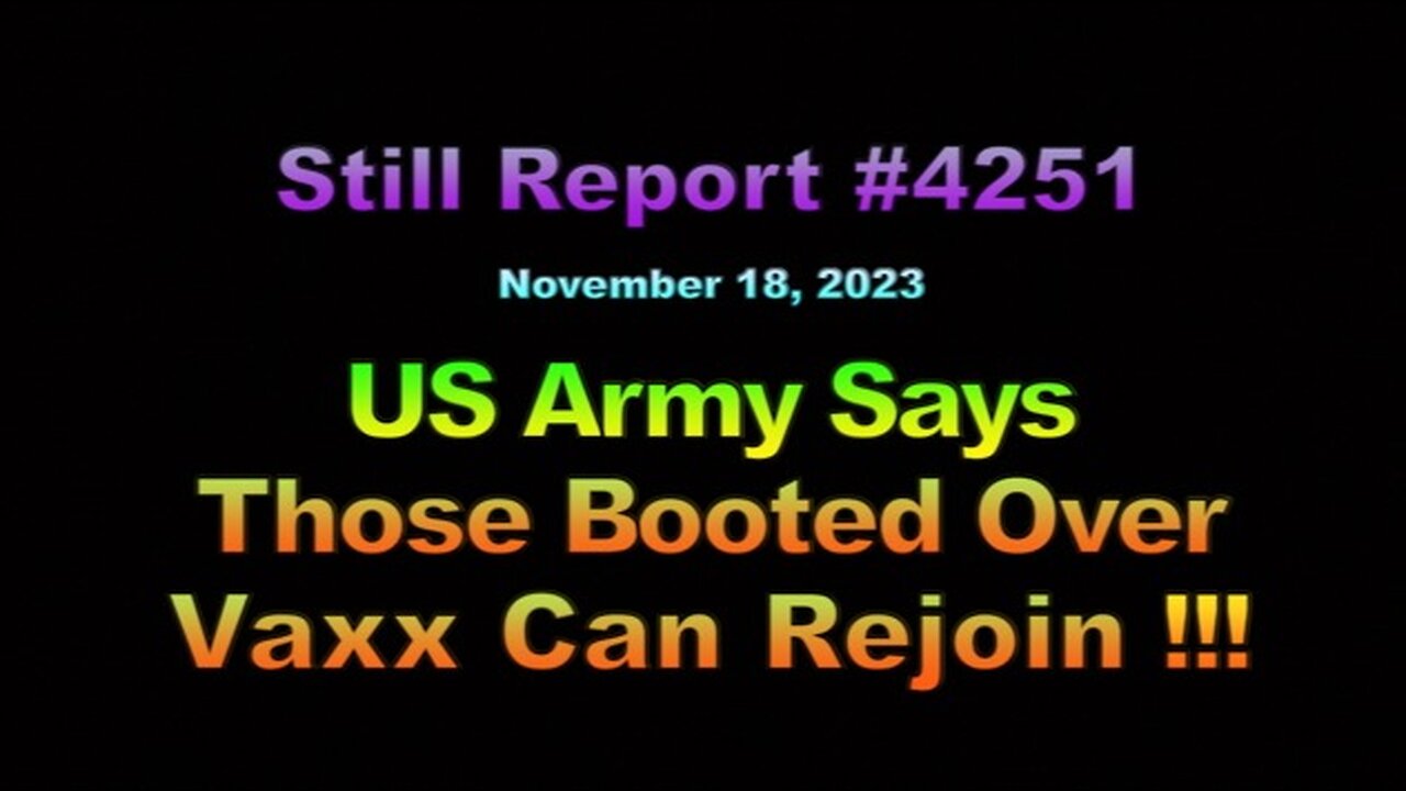 Army Says Those Booted Over Vax Can Rejoin !!!, 4251