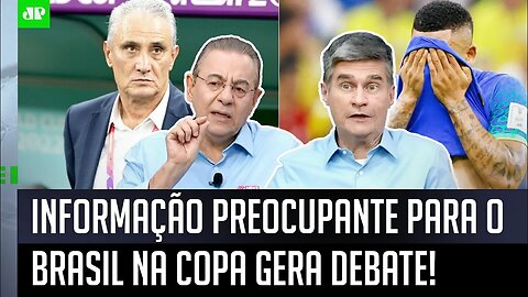 "Cara, isso é um GRANDE PROBLEMA para o Brasil porque..." INFORMAÇÃO PREOCUPANTE na Copa gera DEBATE