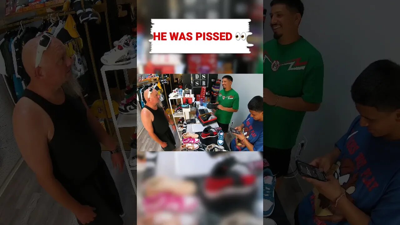 HE WAS PISSSSED ! 👀 #viral #sneakers #expensive #sneakerhead #buyout #sneaker