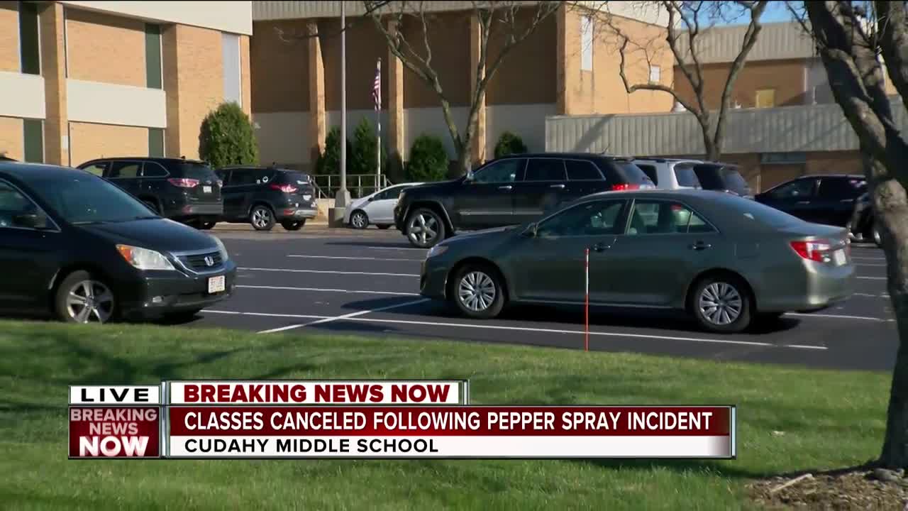 Classes dismissed after pepper spray incident at Cudahy Middle School