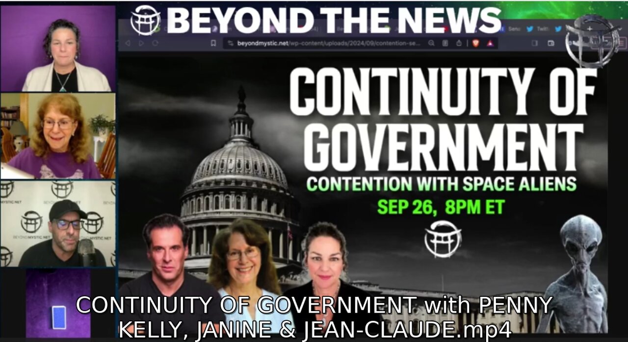 CONTINUITY OF GOVERNMENT with PENNY KELLY, JANINE & JEAN-CLAUDE