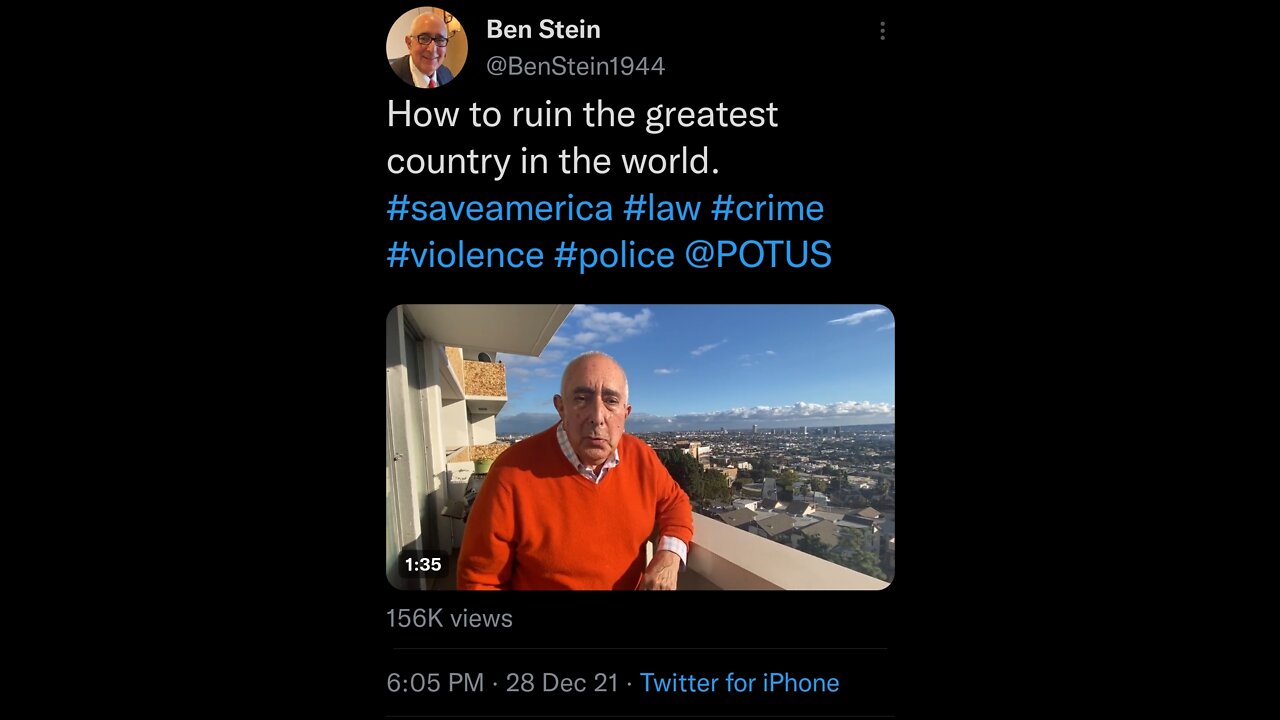 Ben Stein: How to Ruin the Greatest Country in the World