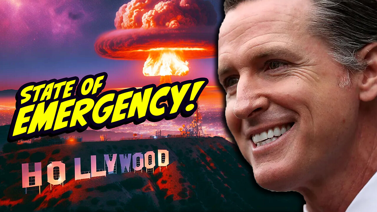 Hollywood is in a STATE of Emergency... Called CALIFORNIA.