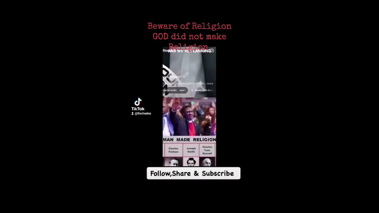 Beware of religion