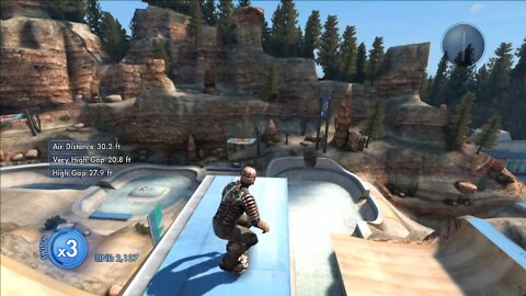 Skate 3 Dead Space - Long Fall Trick