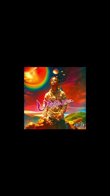 #travisscott #utopia back cover #rap #animation #musicvideo #badbunny #drake