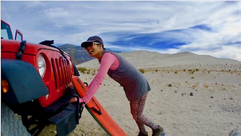 【Travel California】Broke down in desert! Eureka Dune, Death Valley National Park