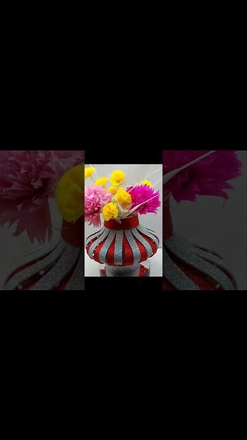 Plastic Bottle Crafts || DIY Best Handmade Flower Basket Making #diy #foamcraft #flowerbasket