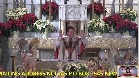 NCTV45 CATHOLIC MASS SUNDAY HOLY SPIRIT PARISH (ST MARY’S) 8 AM SUNDAY DECEMBER 26 2021