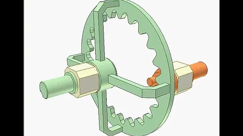 2879 Pin gear drive 1D
