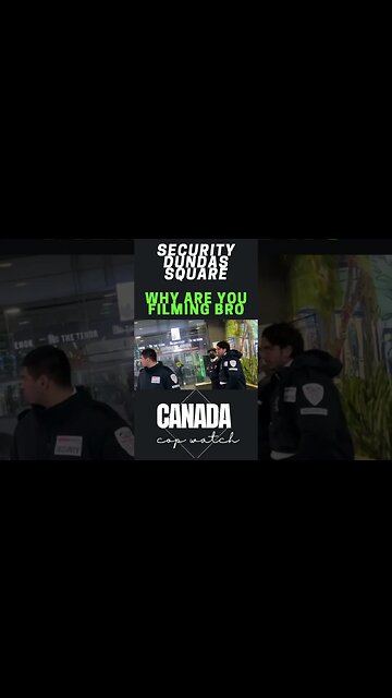 🍁🚔🎥 Security Guard: Why Are You Filming Bro #shorts