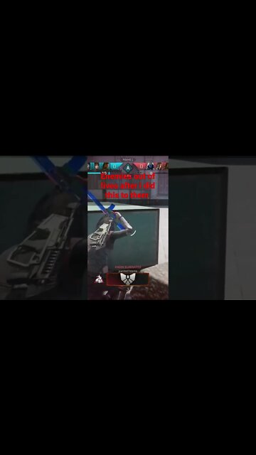 After i did this They're out of lives. 4v4 gameplay #shorts