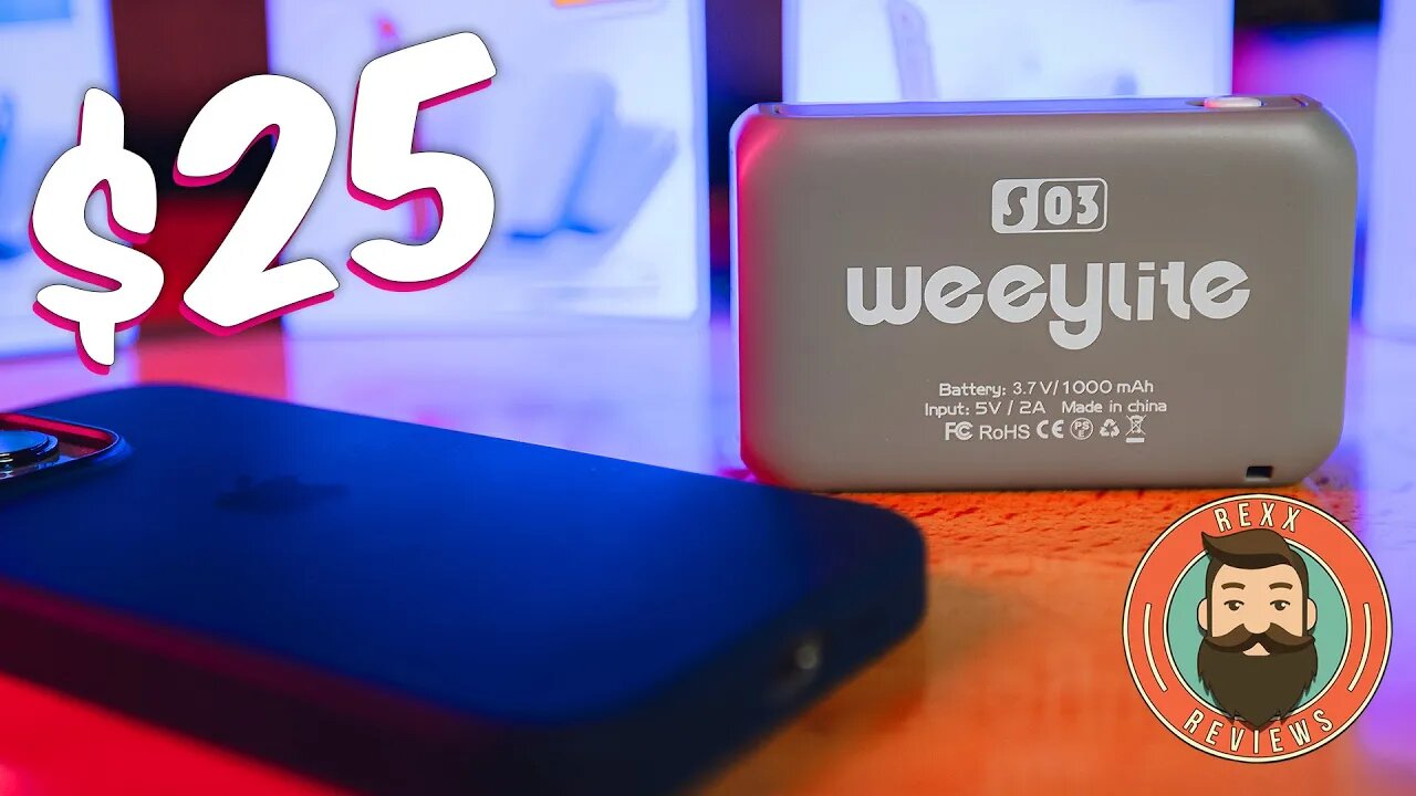 Best Budget RGB LED light - Weeylite S03 LED Video Light