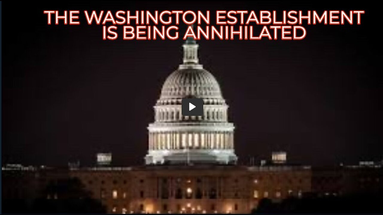 Julie Green subs THE WASHINGTON ESTABLISHMENT IS BEING ANNIHILATED