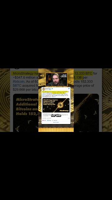 Was MicroStrategy responsible for the Bitcoin pump? #bitcoin #crypto #shorts