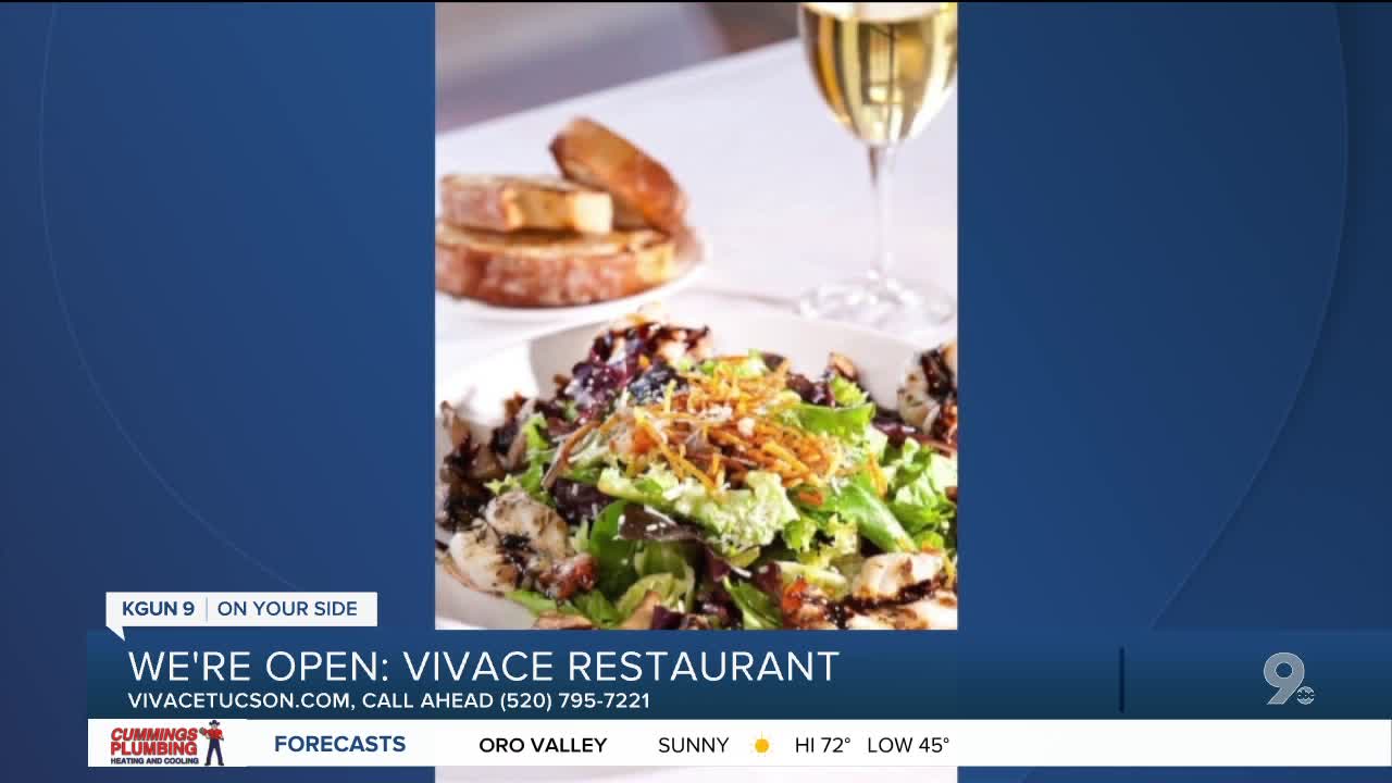 Vivace Restaurant offering takeout options