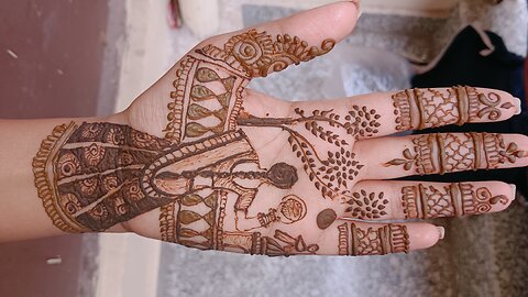 Krwachauth special mehndi design 😍