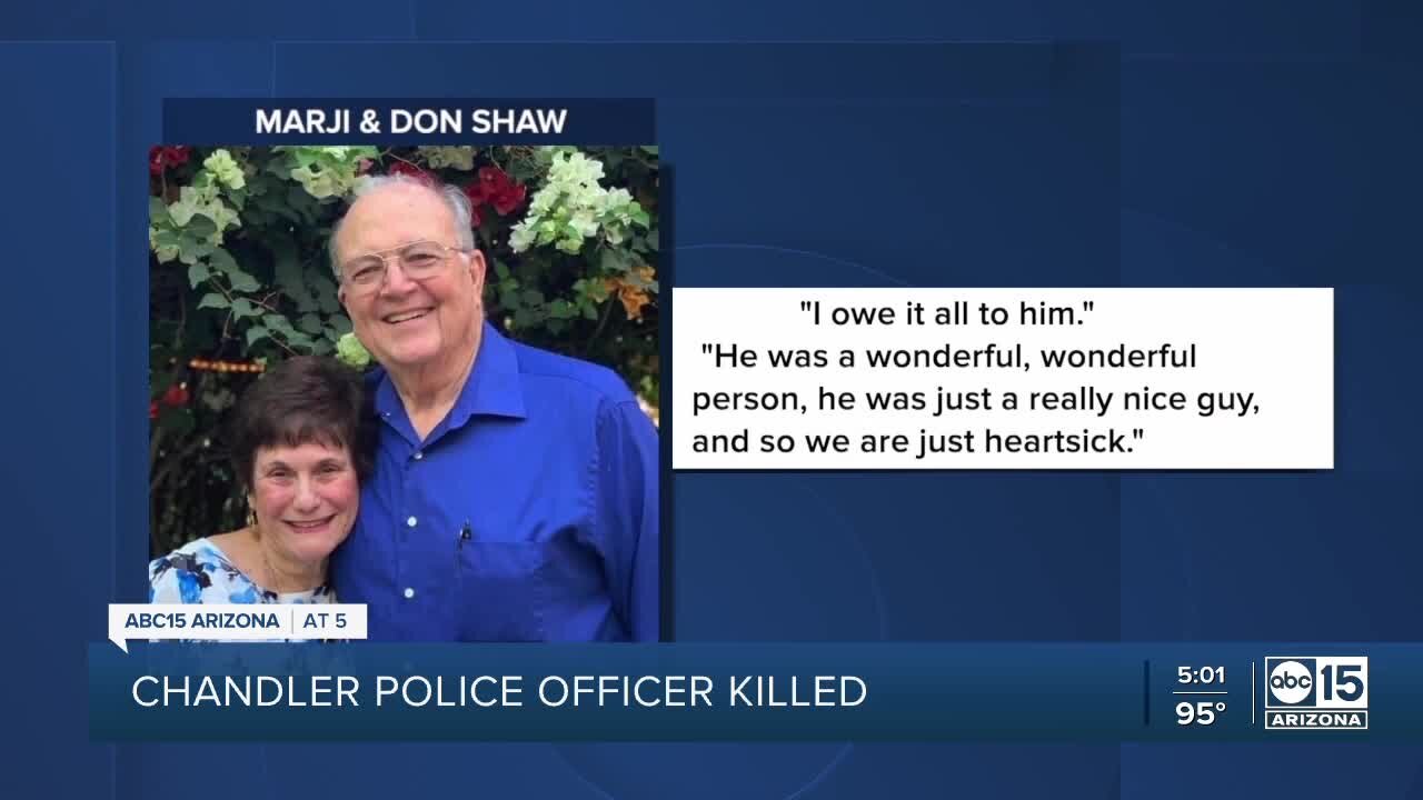 Chandler couple remembers how Officer Farrar helped them in a time of need