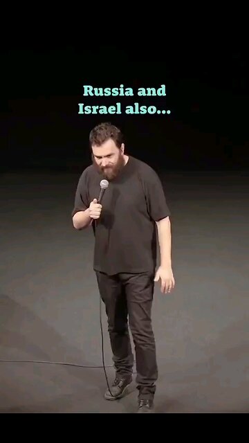Israeli gets roasted by a comedian. Settler colonialists are exposed globally 😭😭