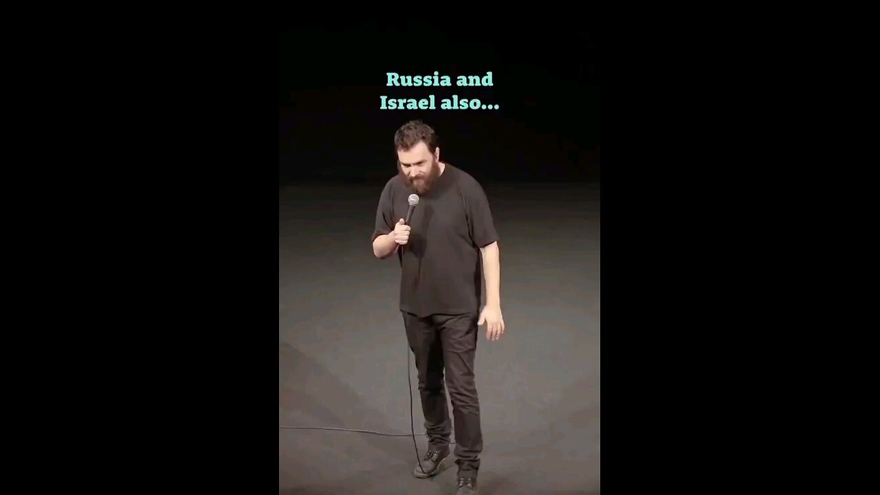 Israeli gets roasted by a comedian. Settler colonialists are exposed globally 😭😭