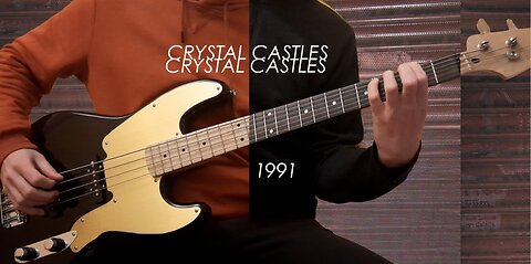 Crystal Castles - 1991 | Guitar & Bass Cover