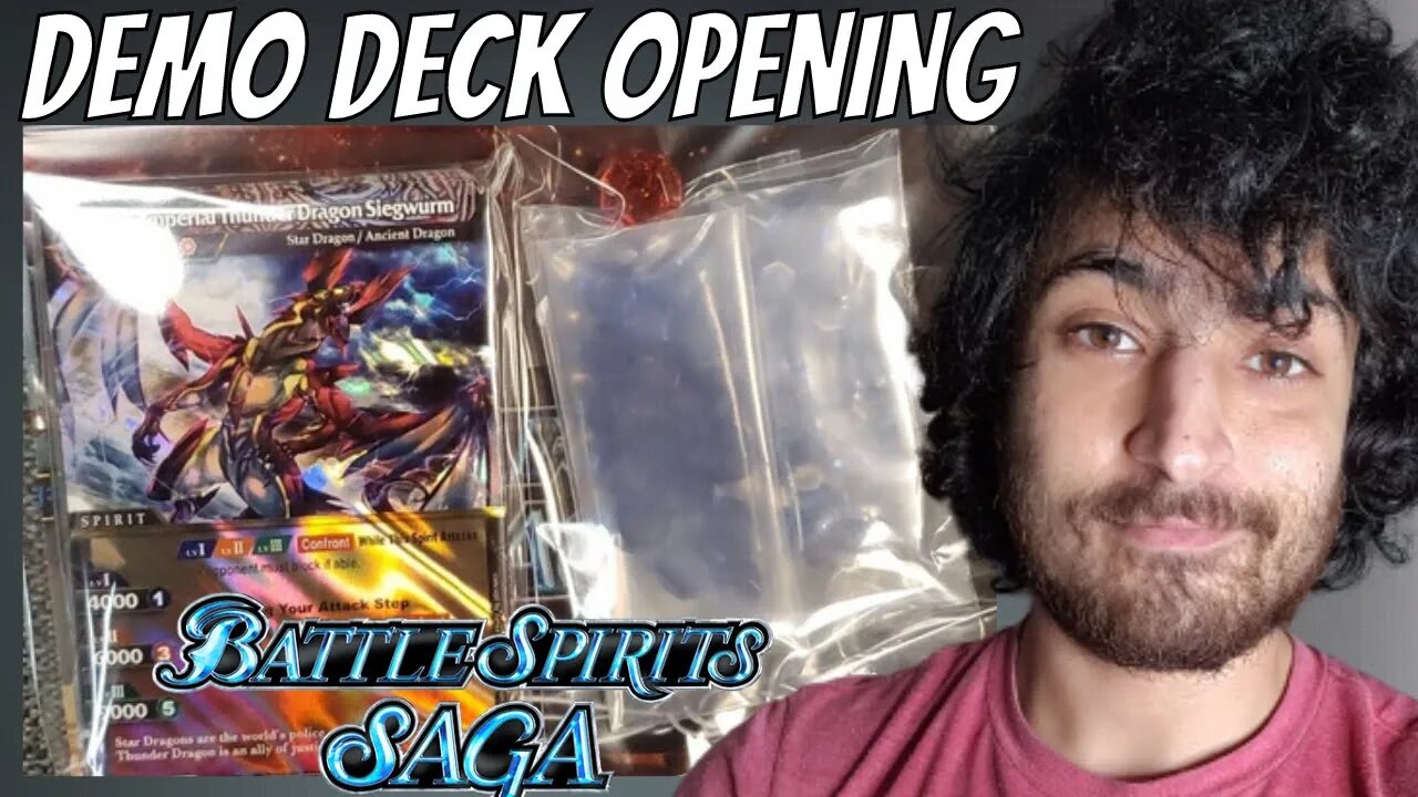 BATTLE SPIRITS SAGA DEMO DECK OPENING