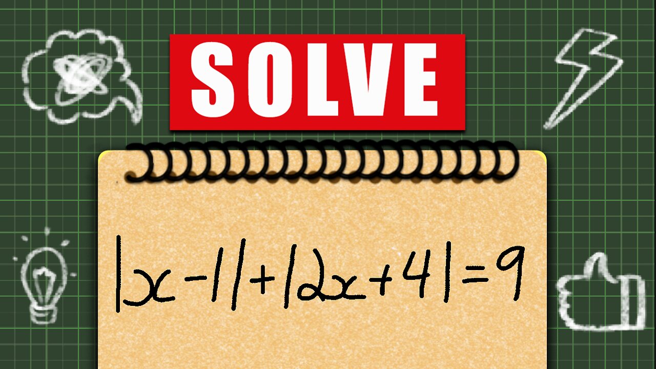 Solve |x - 1| + |2x + 4| = 9