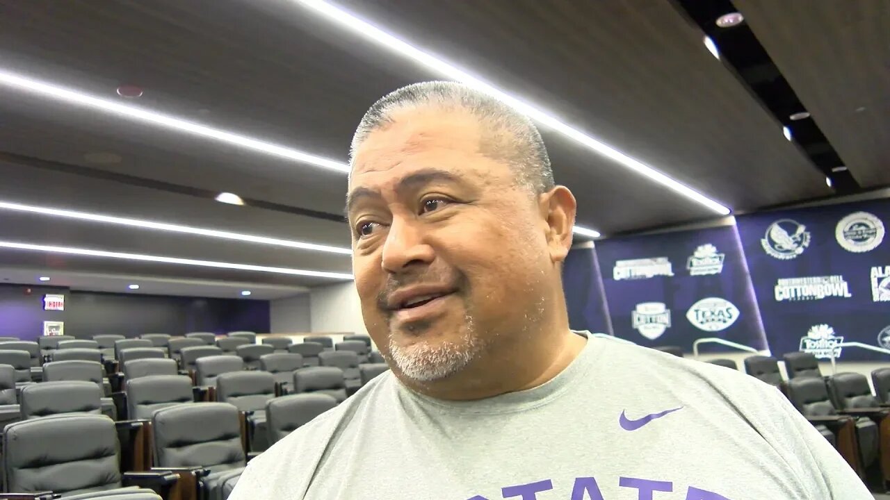 Kansas State Football | Mike Tuiasosopo Interview | September 4, 2019