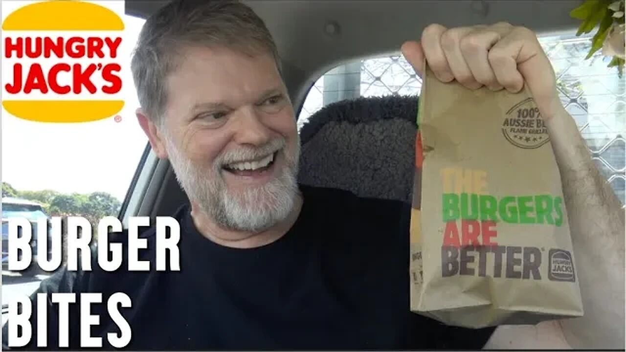 Hungry Jacks New Burger Bites Taste Test!