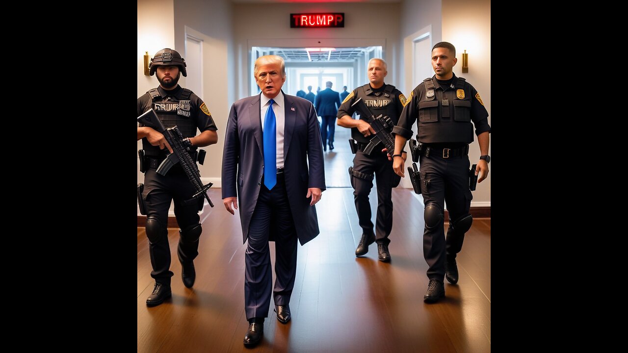 New footage of Trump's shooter just before shots were fired.