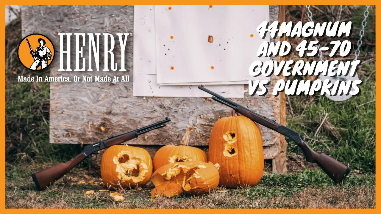 Punkin' Chunkin' Henry Style - .44 Mag & .45-70