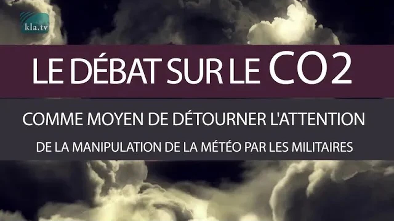 Le CO2 comme moyen de détourner l'attention de la manipulation !